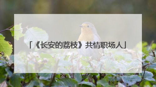 《长安的荔枝》共情职场人