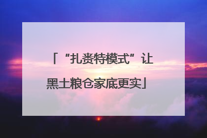 “扎赉特模式”让黑土粮仓家底更实