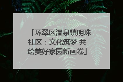 环翠区温泉镇明珠社区：文化筑梦 共绘美好家园新画卷