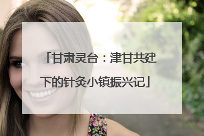 甘肃灵台：津甘共建下的针灸小镇振兴记