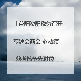 益阳资阳税务召开专题会商会 驱动绩效考核争先进位