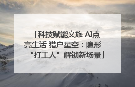 科技赋能文旅 AI点亮生活 猎户星空：隐形“打工人”解锁新场景