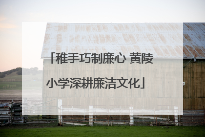 稚手巧制廉心 黄陵小学深耕廉洁文化