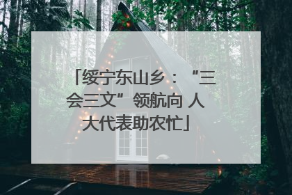 绥宁东山乡：“三会三文”领航向 人大代表助农忙