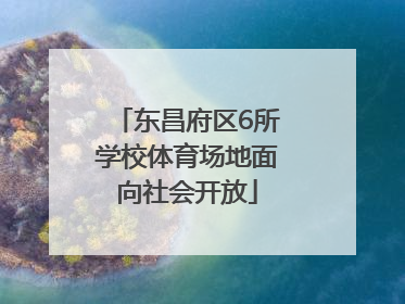 东昌府区6所学校体育场地面向社会开放