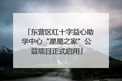 东营区红十字益心助学中心“星星之家”公益项目正式启用