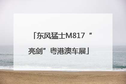 东风猛士M817“亮剑”粤港澳车展