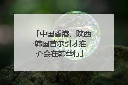 中国香港、陕西·韩国首尔引才推介会在韩举行