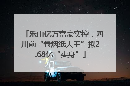 乐山亿万富豪实控，四川前“卷烟纸大王”拟2.68亿“卖身”