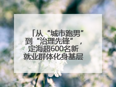 从“城市跑男”到“治理先锋”，定海超600名新就业群体化身基层治理“新力量”