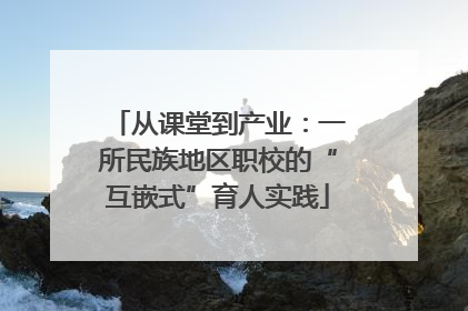 从课堂到产业：一所民族地区职校的“互嵌式”育人实践