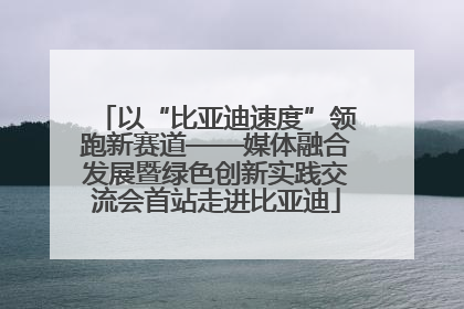 以“比亚迪速度”领跑新赛道——媒体融合发展暨绿色创新实践交流会首站走进比亚迪
