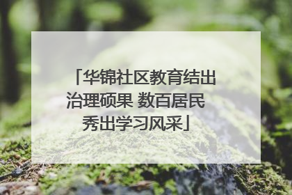 华锦社区教育结出治理硕果 数百居民秀出学习风采