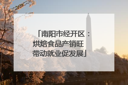 南阳市经开区：烘焙食品产销旺 带动就业促发展