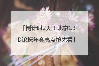 倒计时2天！北京CBD论坛年会亮点抢先看