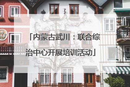 内蒙古武川：联合综治中心开展培训活动