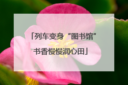 列车变身“图书馆” 书香慢慢润心田