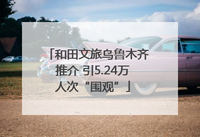 和田文旅乌鲁木齐推介 引5.24万人次“围观”