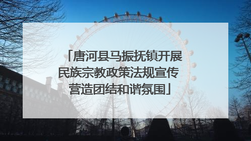 唐河县马振抚镇开展民族宗教政策法规宣传 营造团结和谐氛围