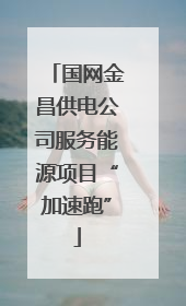国网金昌供电公司服务能源项目“加速跑”