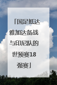 国足抵达雅加达备战与印尼队的世预赛18强赛