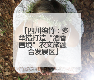 四川绵竹：多举措打造“酒香画境”农文旅融合发展区
