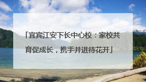 宜宾江安下长中心校：家校共育促成长，携手并进待花开