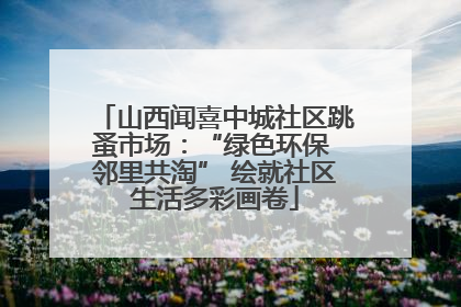 山西闻喜中城社区跳蚤市场：“绿色环保 邻里共淘” 绘就社区生活多彩画卷