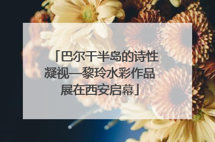巴尔干半岛的诗性凝视—黎玲水彩作品展在西安启幕
