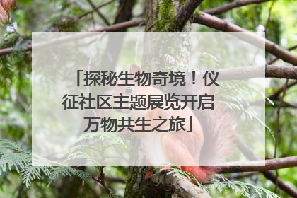 探秘生物奇境！仪征社区主题展览开启万物共生之旅