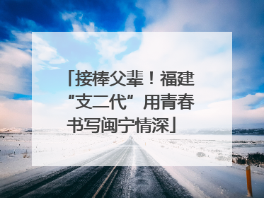 接棒父辈！福建“支二代”用青春书写闽宁情深