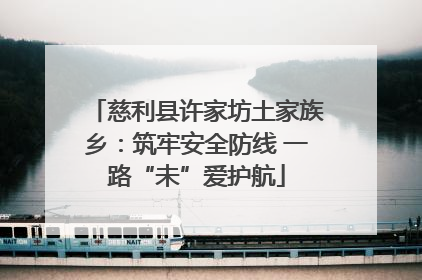 慈利县许家坊土家族乡：筑牢安全防线 一路“未”爱护航