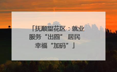 抚顺望花区：就业服务“出圈” 居民幸福“加码”
