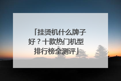 挂烫机什么牌子好？十款热门机型排行榜全测评