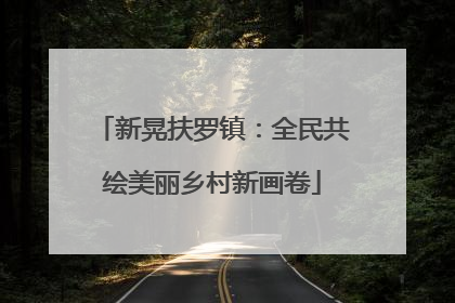 新晃扶罗镇：全民共绘美丽乡村新画卷