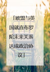 欧盟与英国就直布罗陀未来关系达成政治协议