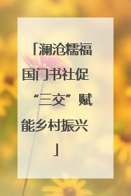 澜沧糯福国门书社促“三交”赋能乡村振兴