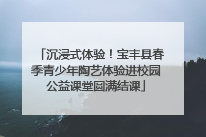 沉浸式体验！宝丰县春季青少年陶艺体验进校园公益课堂圆满结课