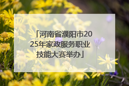 河南省濮阳市2025年家政服务职业技能大赛举办