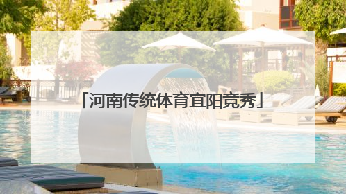 河南传统体育宜阳竞秀
