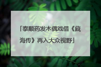 泰顺药发木偶戏借《藏海传》再入大众视野