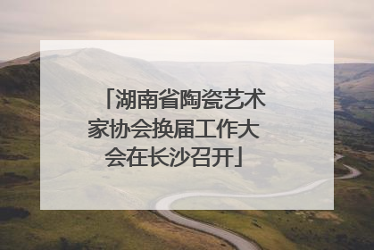 湖南省陶瓷艺术家协会换届工作大会在长沙召开