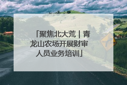 聚焦北大荒｜青龙山农场开展财审人员业务培训