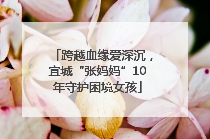 跨越血缘爱深沉，宜城“张妈妈”10年守护困境女孩