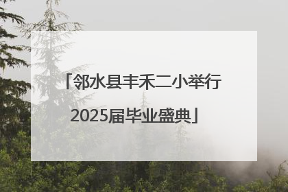 邻水县丰禾二小举行2025届毕业盛典