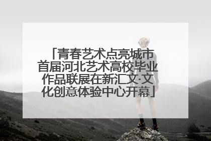 青春艺术点亮城市 首届河北艺术高校毕业作品联展在新汇文·文化创意体验中心开幕