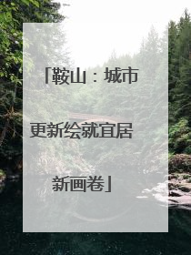 鞍山：城市更新绘就宜居新画卷