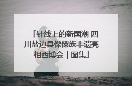 针线上的新国潮 四川盐边县傈僳族非遗亮相西博会｜图集