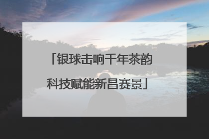 银球击响千年茶韵 科技赋能新昌赛景