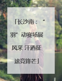 长沙南：“羽”动赛场展风采 汗洒征途竞锋芒